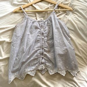 Embroidered Lauren Conrad LC tank top